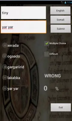 English Somali Dictionary android App screenshot 2